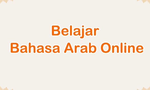 Belajar Bahasa Arab Online, Hilyah, web bahasa arab