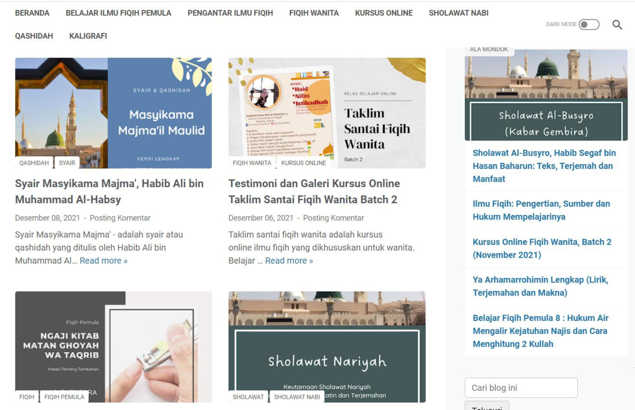 Belajar Fiqh Pemula Online Alamondok by Hilyah