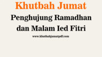46 Khutbah Jumat PDF Penghujung Ramadhan dan Keutamaan Malam Idul Fitri